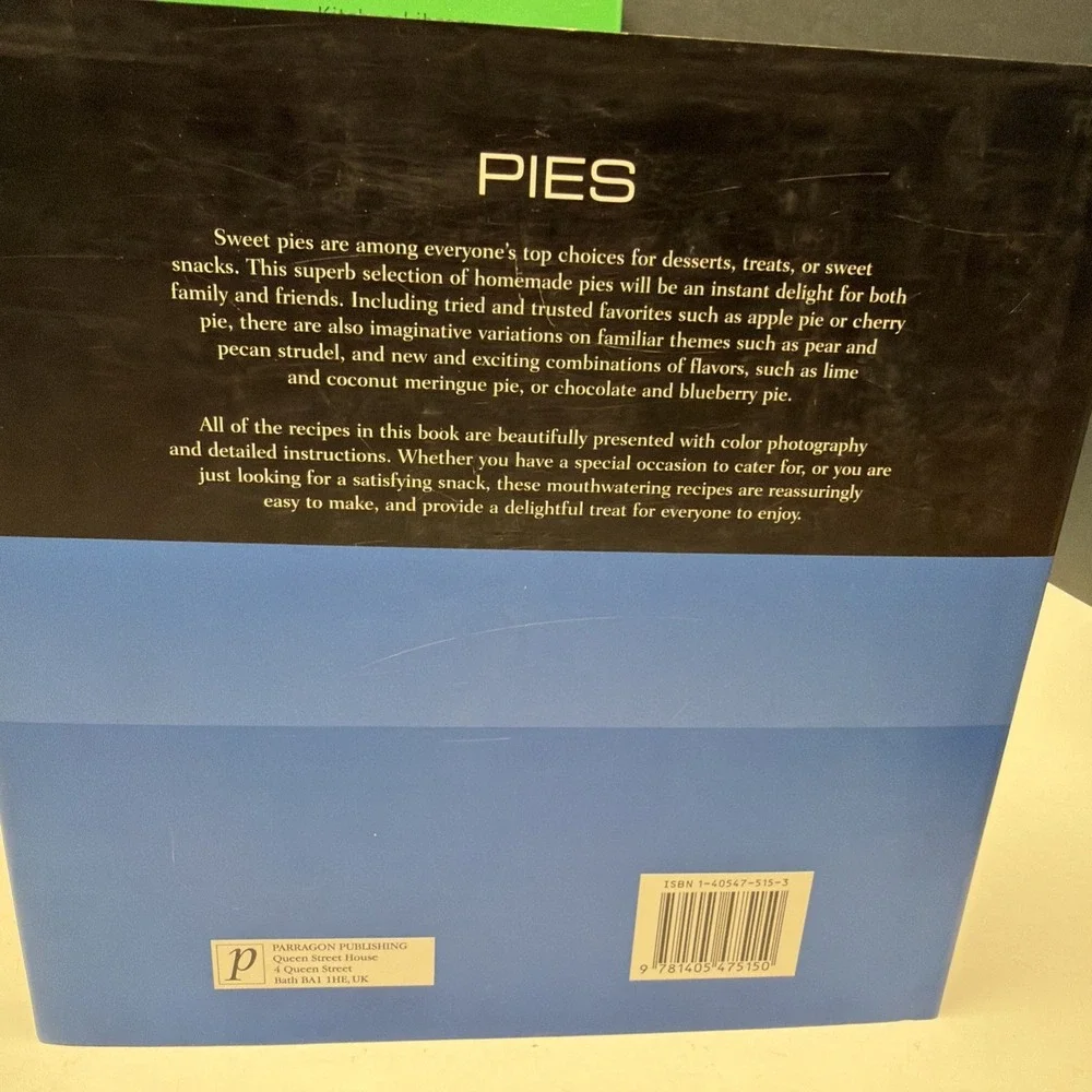 PIES Lot of 3 Pie Cookbooks Recipes Pies, Handheld Pies, Quiches Pies & Tarts